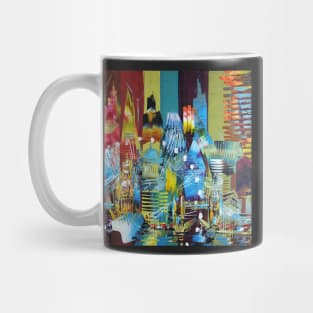 City of London Abstract Painting 623 Mug